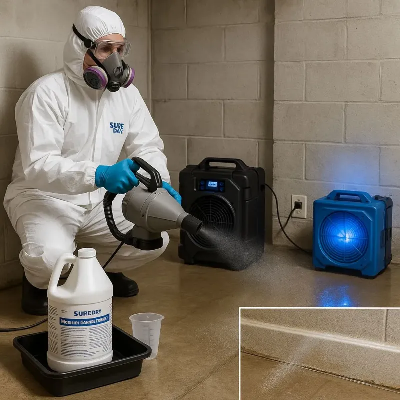 Sanitization and Odor Removal process in Fort Kent, ME